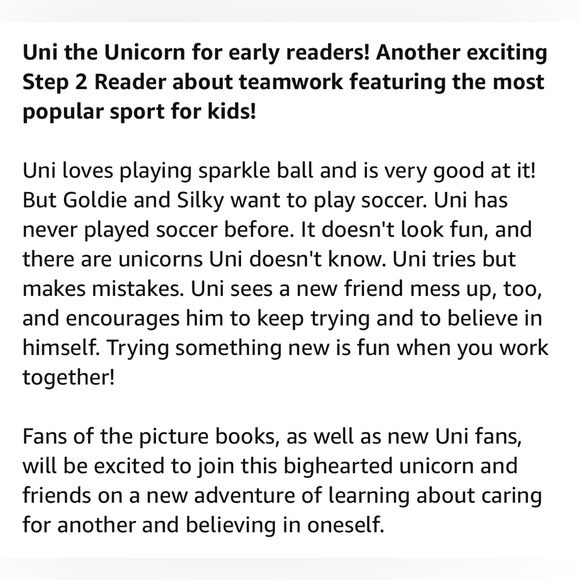 New Unicorn reading book - Picture 5 of 7